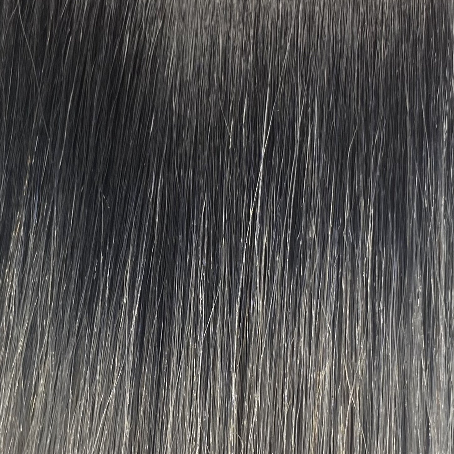 Fusion hair extensions #1B & 1006 - 50cm/20 inches - Black into Silver Ombre Fusion Euro So Cap 