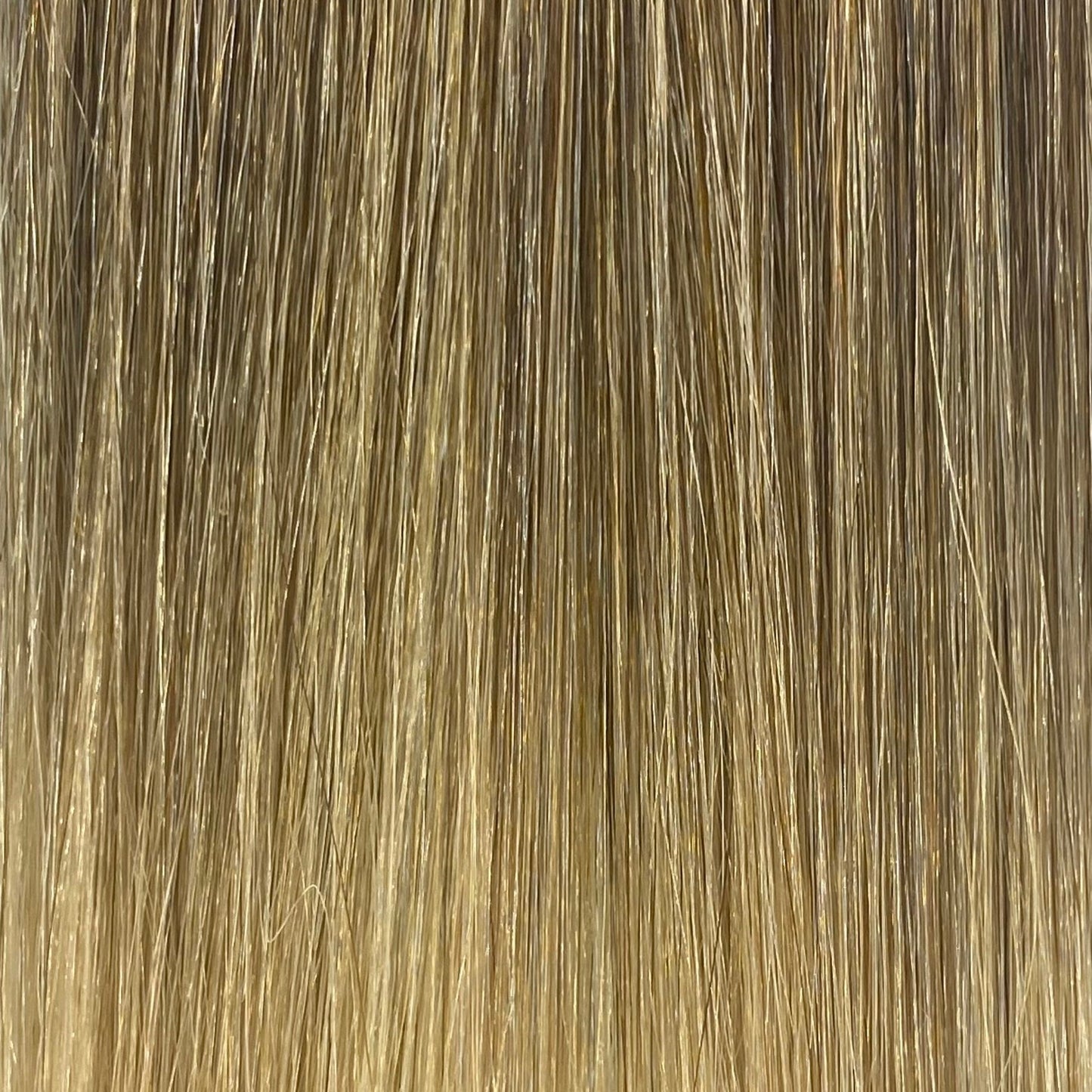 Fusion hair extensions #4 & 1001 - 50cm/20 inches - Chestnut into Platinum Blonde Ombre Fusion Euro So Cap 