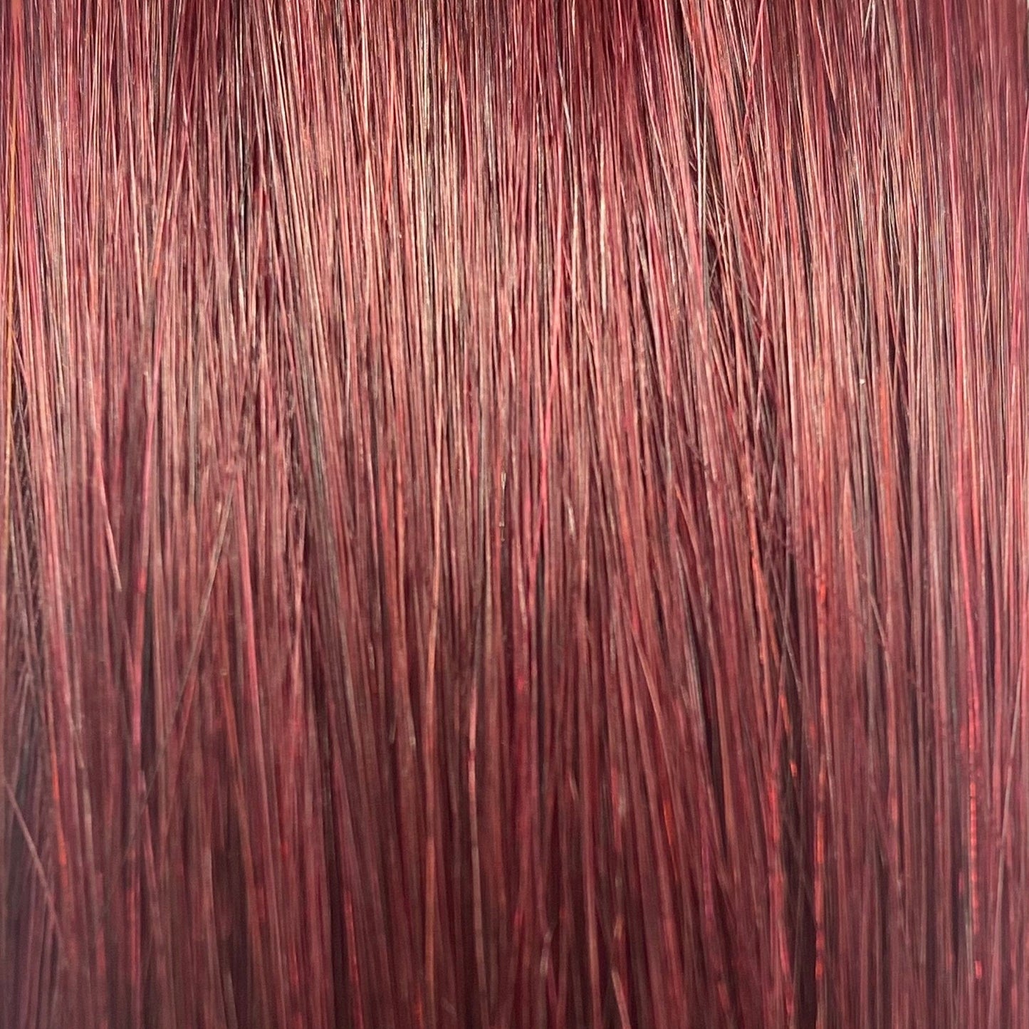 Fusion hair extensions #530 - 50cm/20 inches - Deep Dark Red Fusion Euro So Cap 
