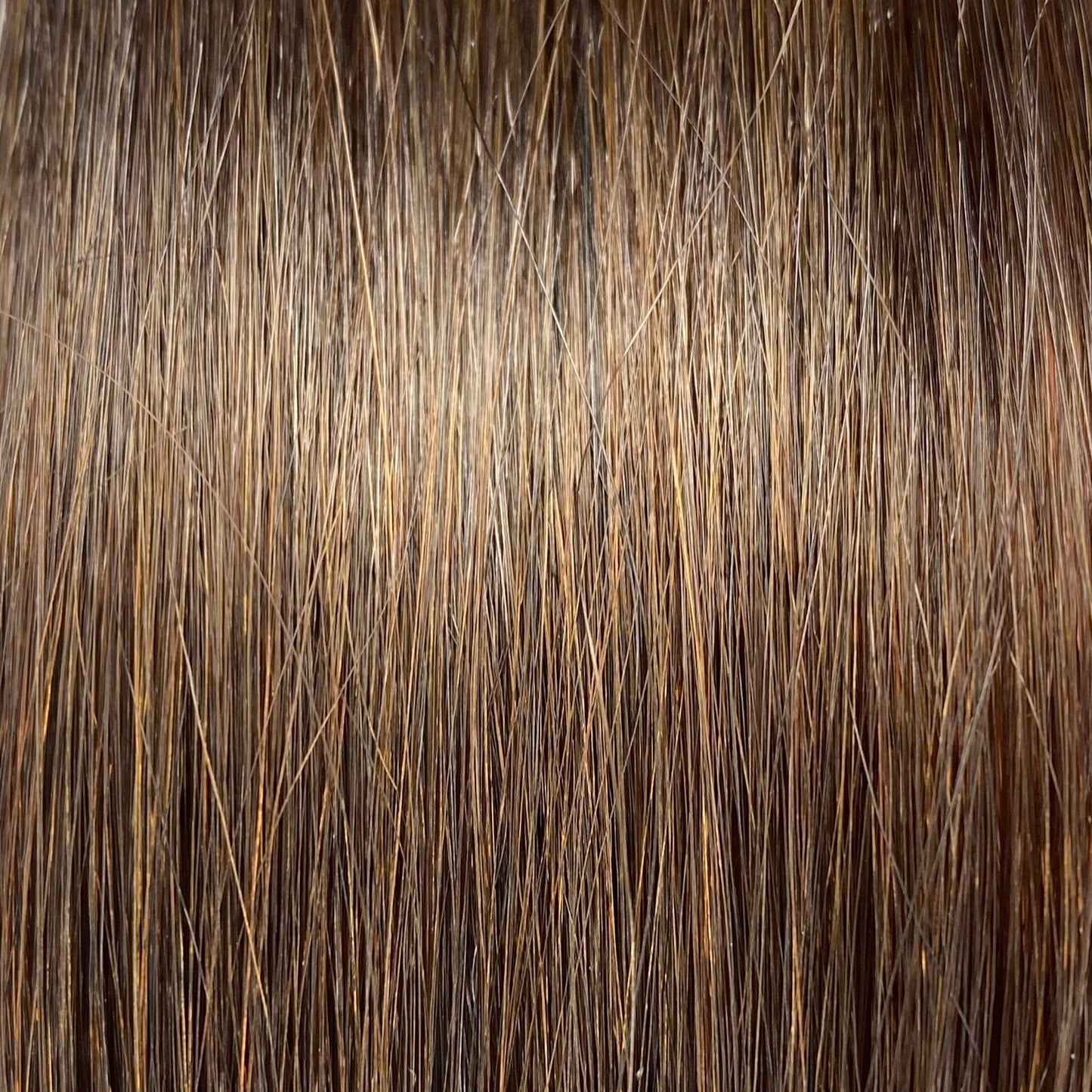 Fusion hair extensions #6 - 50cm/20 inches - Light Chestnut Fusion Euro So Cap 