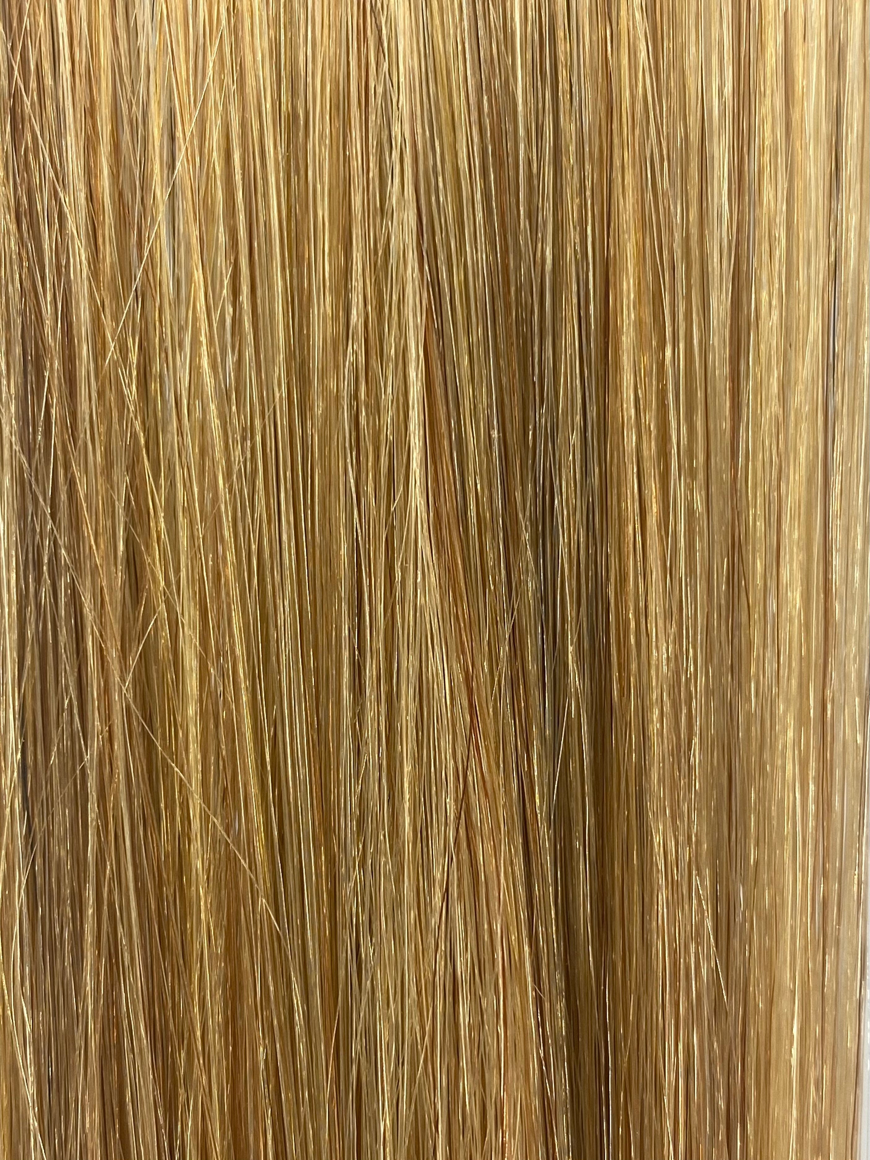 Double Weft #DB4 - 20 Inches - Dark Golden Blonde - 60 Grams