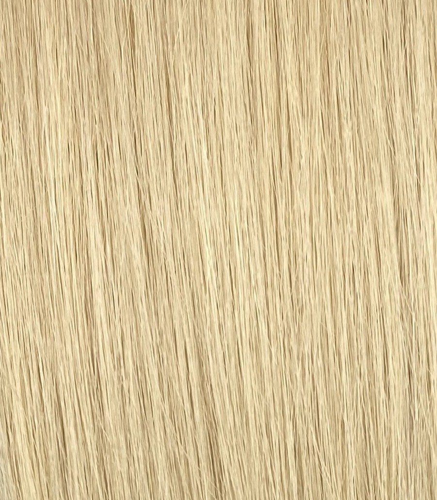 Double Weft #1002 - 24 Inches - Very Light Ash Blonde - 70 Grams - Image 1