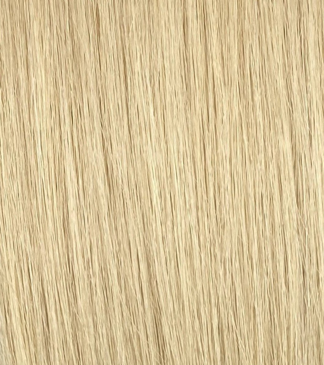 Weft hair extensions #1002 -Double - 20 inches - Very Light Ash Blonde Weft DR Hair Products Co 