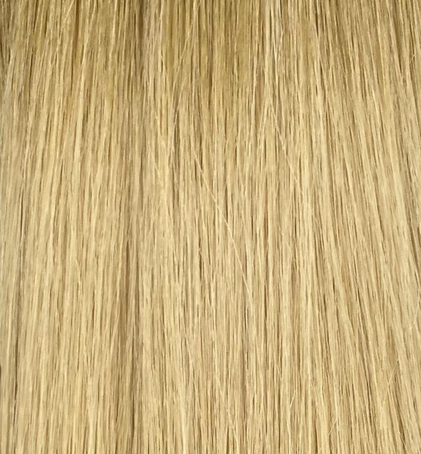 Double Weft Ombre #10 & 20  - 20 Inches - Dark Ash Blonde into Very Light Ultra Blonde - -60 Grams - Image 1