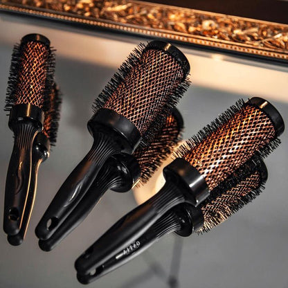 Round Copper Brush Trio Brushes Welton Beauty Products Hairstyling Products